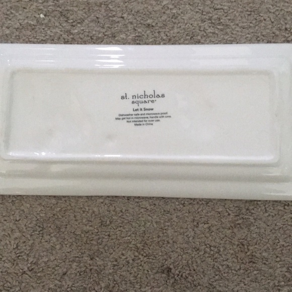 🌻 st. Nicholas square serving piece. - Picture 2 of 2